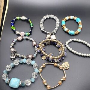 8ct Assorted Handmade Stretch Bracelets
